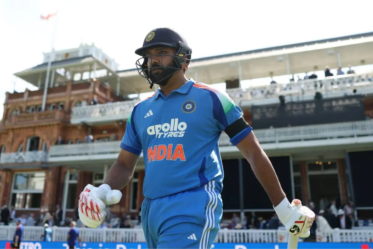 രോഹിത് ശർമ മത്സരത്തിനിടെ | ഫോട്ടോ - Getty Images