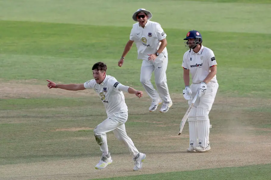 Sussex's Henry Crocombe takes second hat-trick in eight days | WATCH