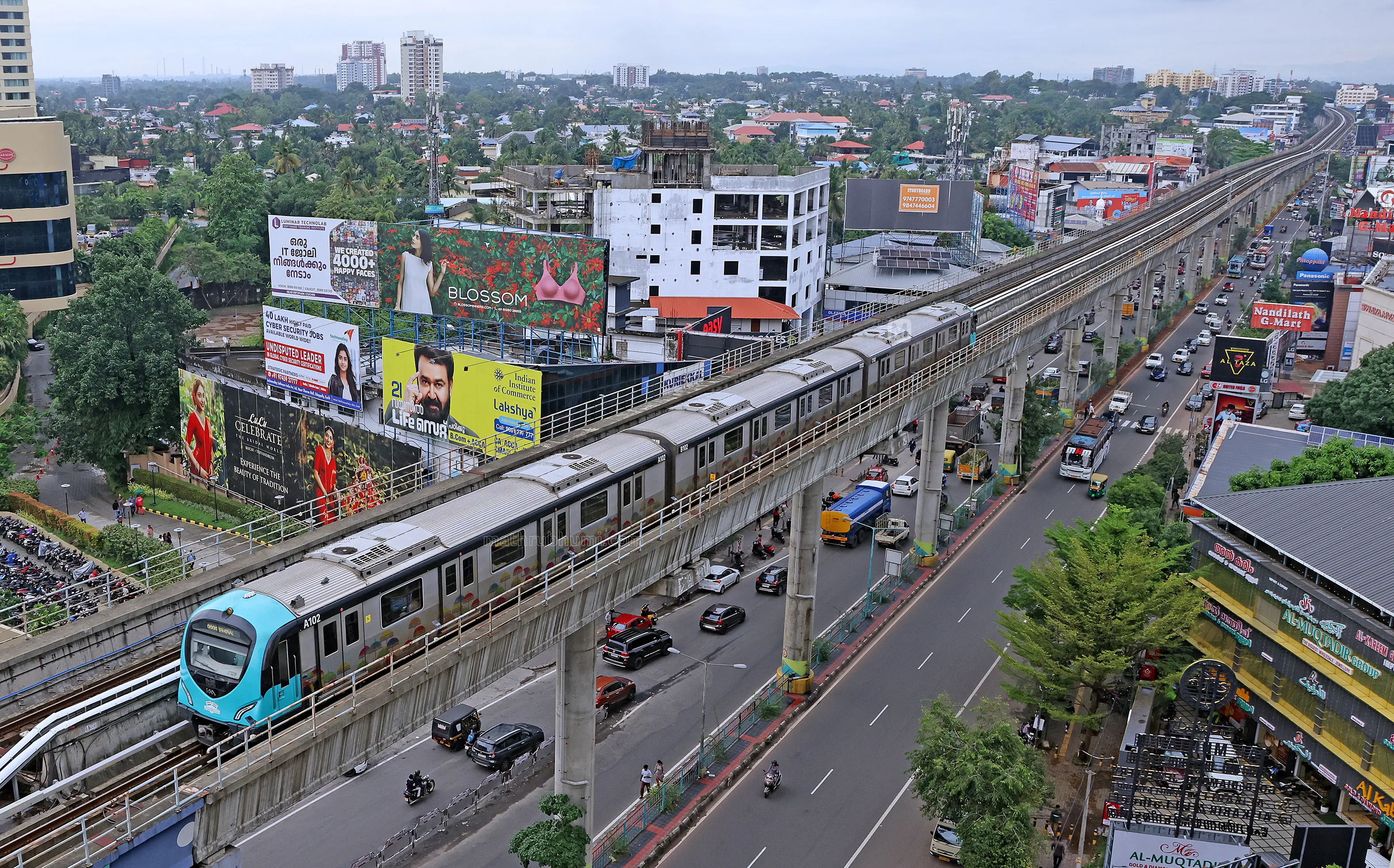 കൊച്ചി മെട്രോ | File Photo: Pradeep Kumar TK/Mathrubhumi