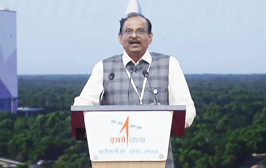 ഐഎസ്ആർഒ ചെയർമാൻ ഡോ. വി. നാരായണൻ | Photo: ISRO