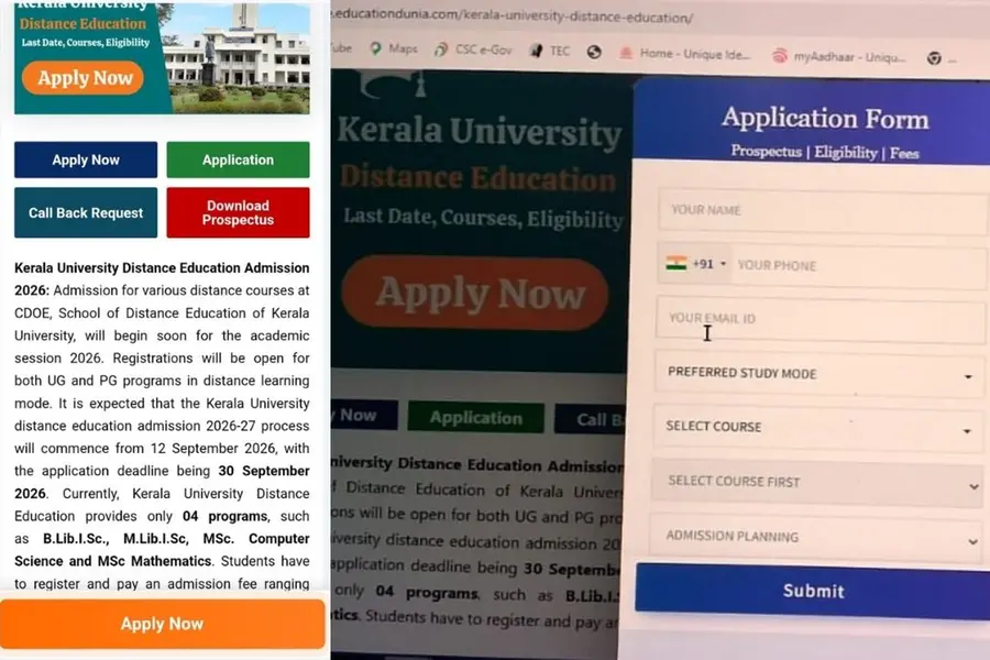 Kerala University Fake Account