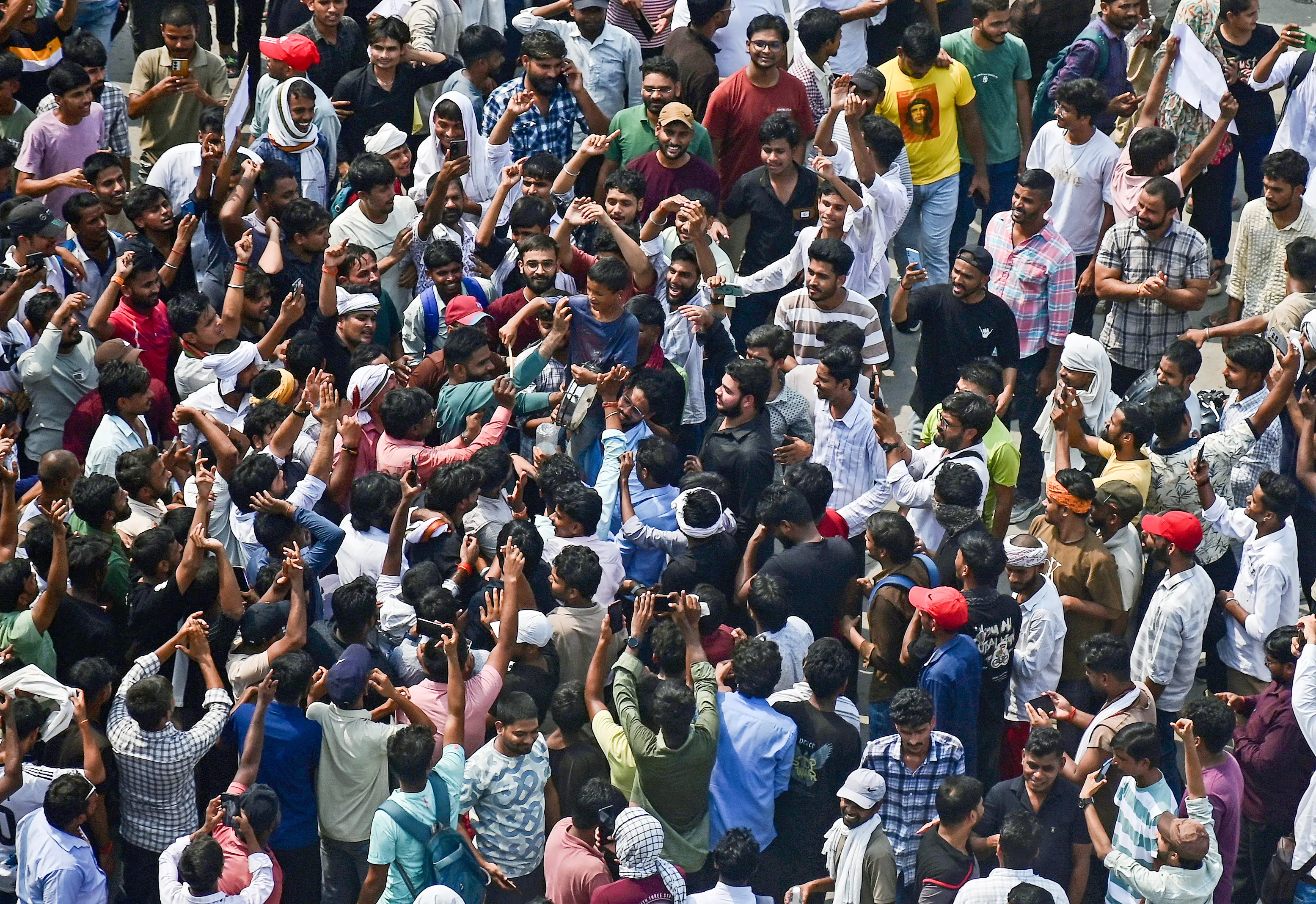 സിജെപി പ്രതിഷേധത്തിൽ നിന്ന് | File Photo: ANI