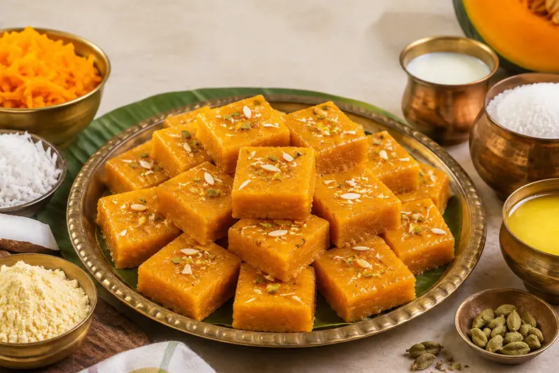pumpkin burfi