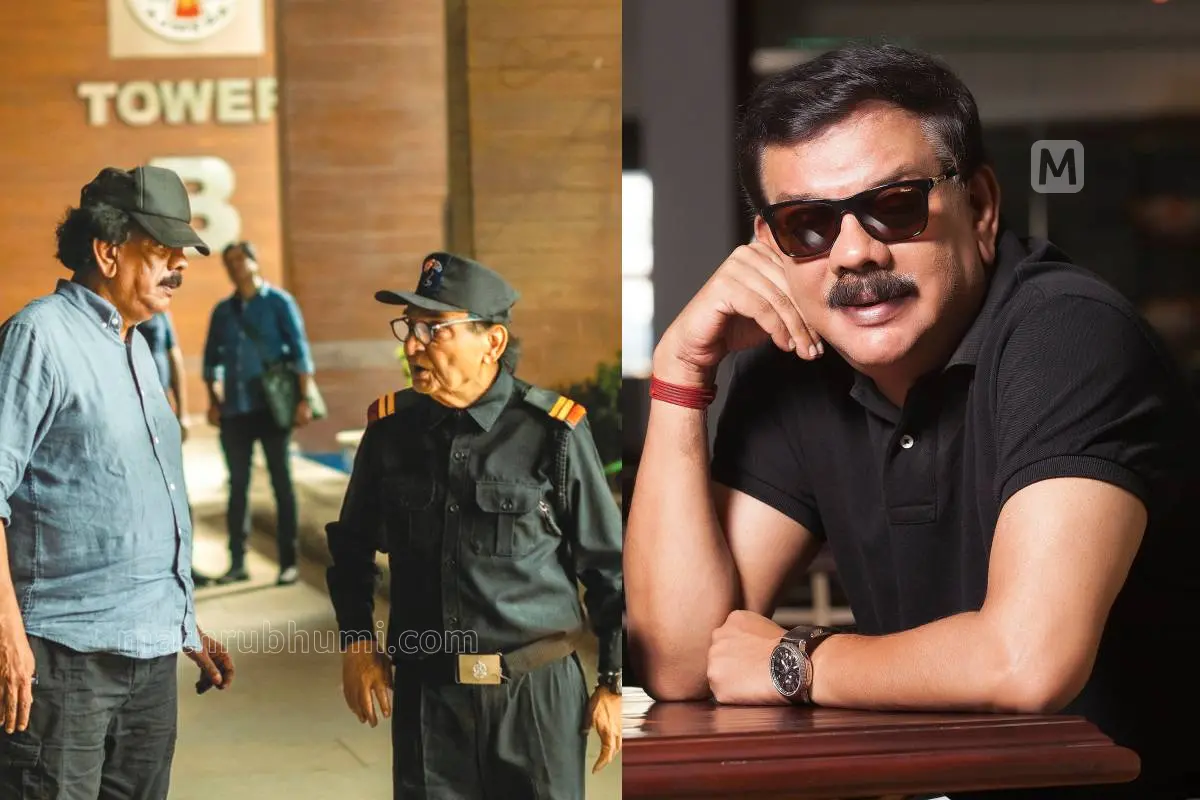 ഏറ്റവും ഒടുവിൽ അഭിനയിച്ച ഹൈവാൻ എന്ന സിനിമയുടെ ലൊക്കേഷനിൽ അസ്രാണി പ്രിയദർശനോടൊപ്പം, പ്രിയദർശൻ | ഫോട്ടോ: ആർക്കൈവ്സ്, ശ്രീജിത്ത് പി. രാജ് \ മാതൃഭൂമി