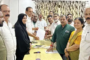 ബി.ജെ.പി. കൗൺസിലർമാർ എം.എൽ.എ.ക്ക് നിവേദനം നൽകി
