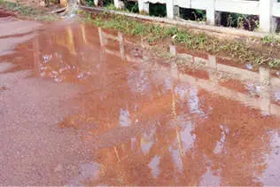 പൈപ്പ് പൊട്ടി ശുദ്ധജലം പാഴാകുന്നു