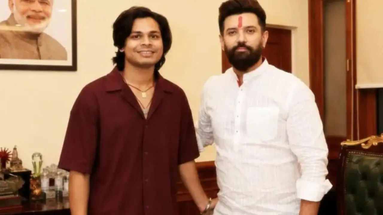 സ്വതന്ത്ര ഭരദ്വാജ് ചിരാഗ് പാസ്വാനൊപ്പം