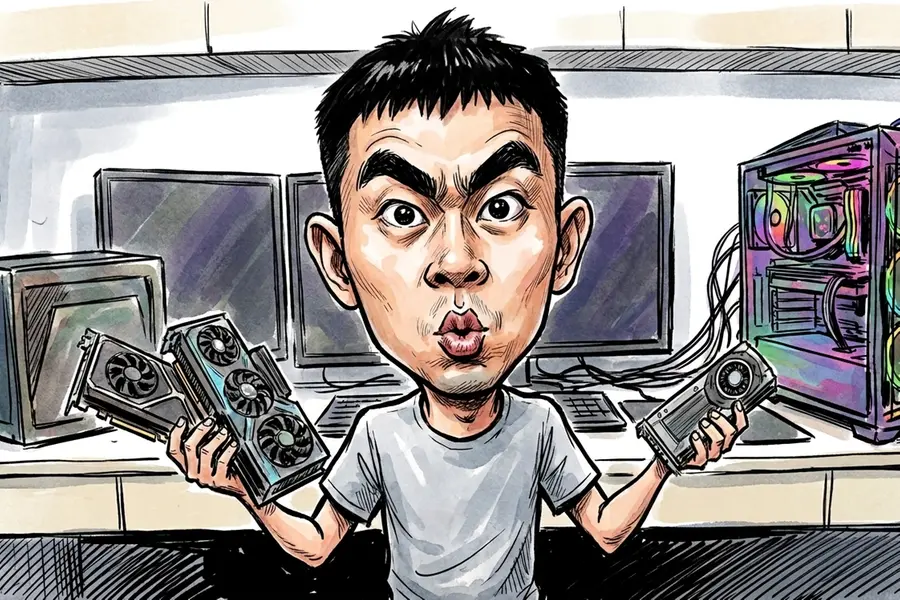 Student Geng caricature