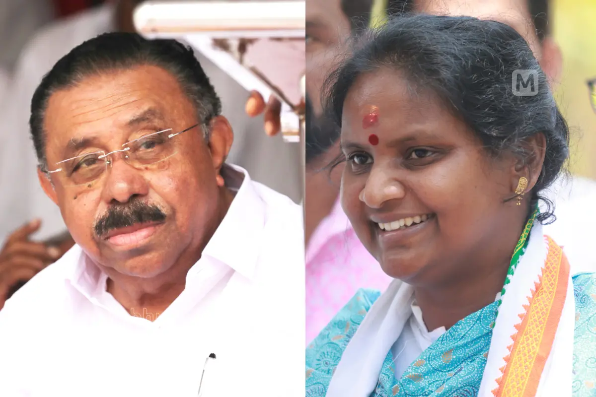 എം.എം. ഹസൻ, രമ്യാ ഹരിദാസ് | Photo: മാതൃഭൂമി