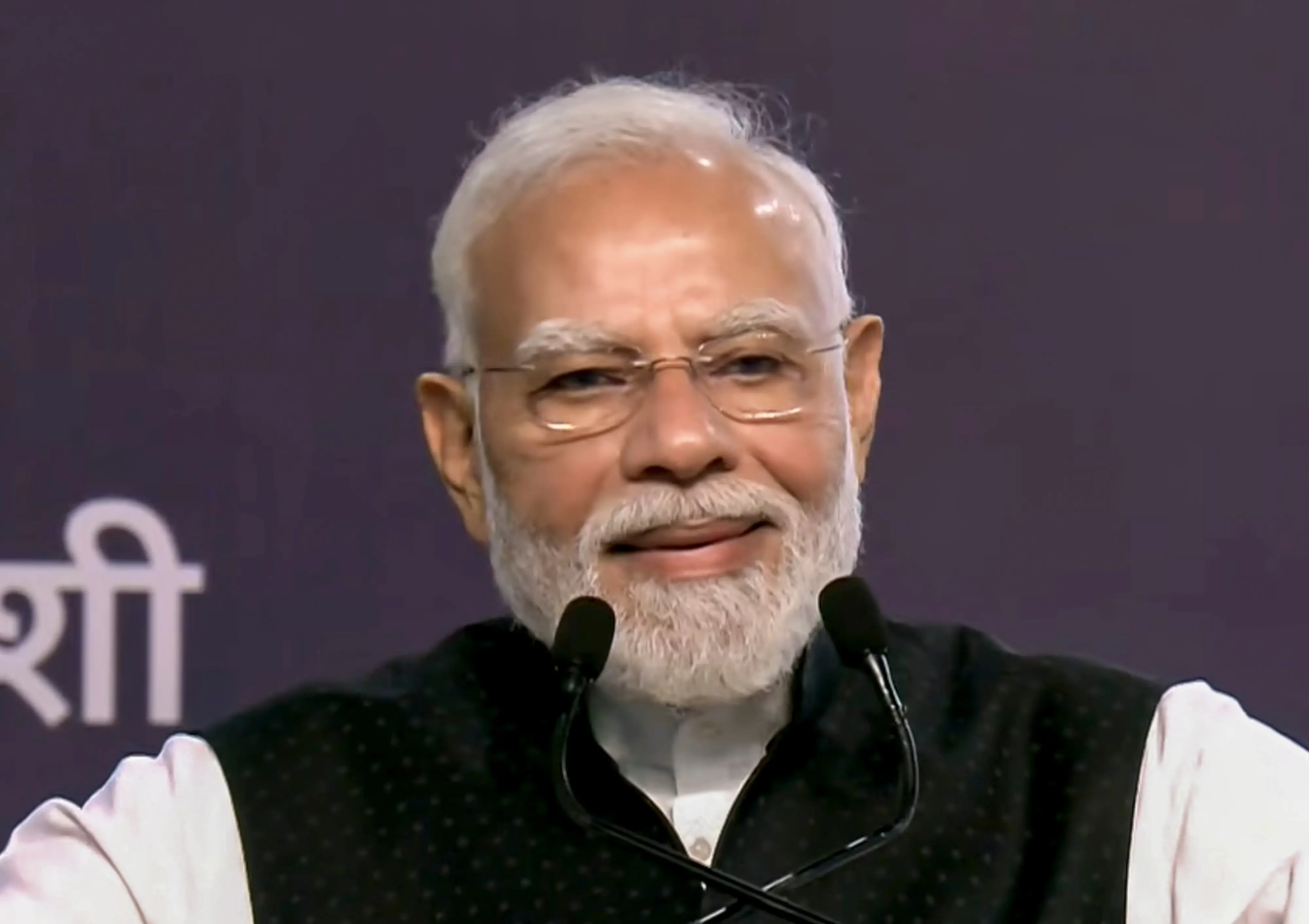 PM Modi addresses the centenary celebrations of Shri Ram College of Commerce (SRCC), in New Delhi | Photo: PTI