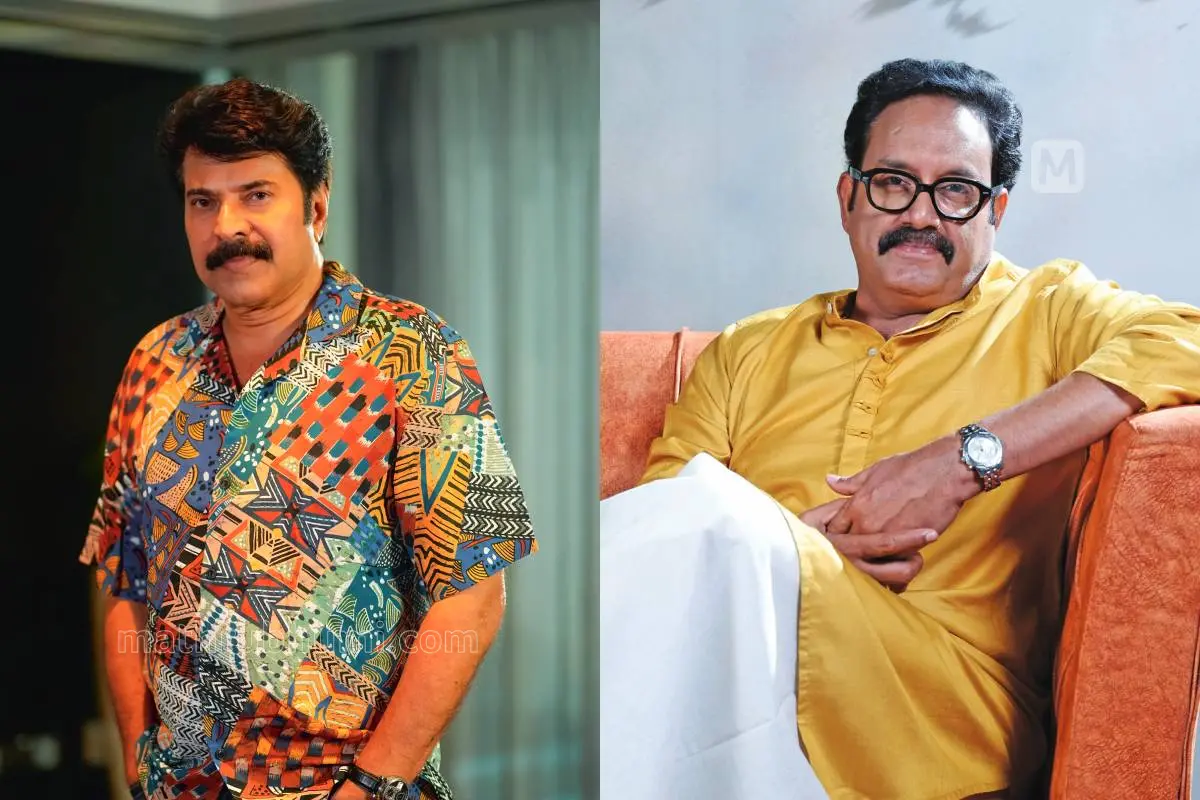 മമ്മൂട്ടി, സുരേഷ് കൃഷ്ണ | ഫോട്ടോ: നിജിത് ആർ. നായർ, സിദ്ദിക്കുൽ അക്ബർ\ മാതൃഭൂമി