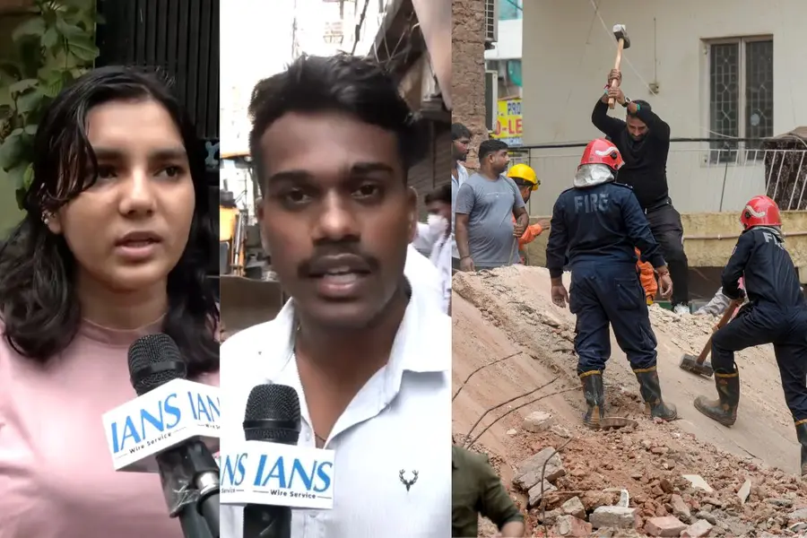 Satya Niketan building collapse: Students recall terrifying moments