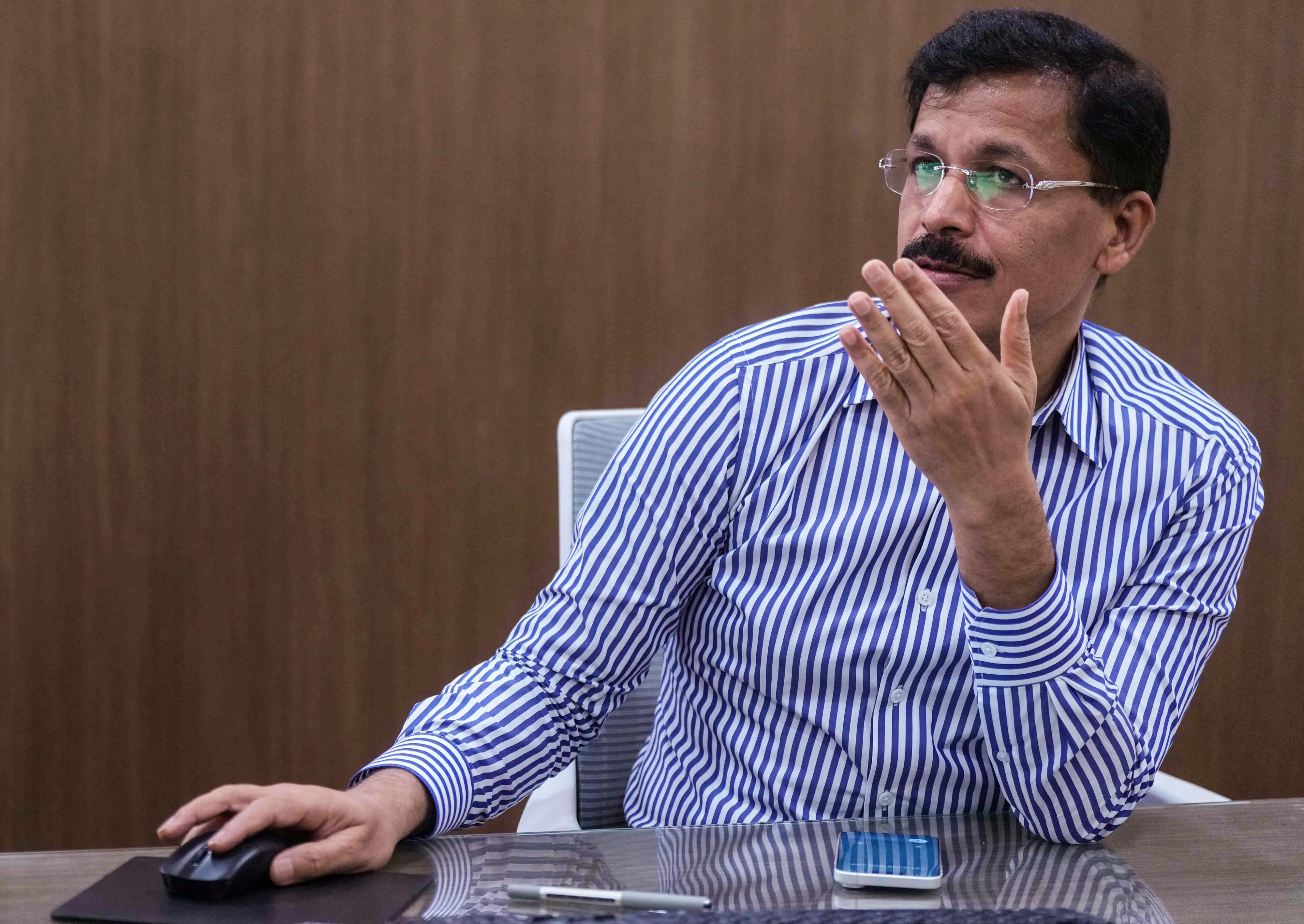 Food and Drug Administration (FDA) Maharashtra Commissioner Tukaram Mundhe during an interview with PTI, in Mumbai.| Photo: PTI