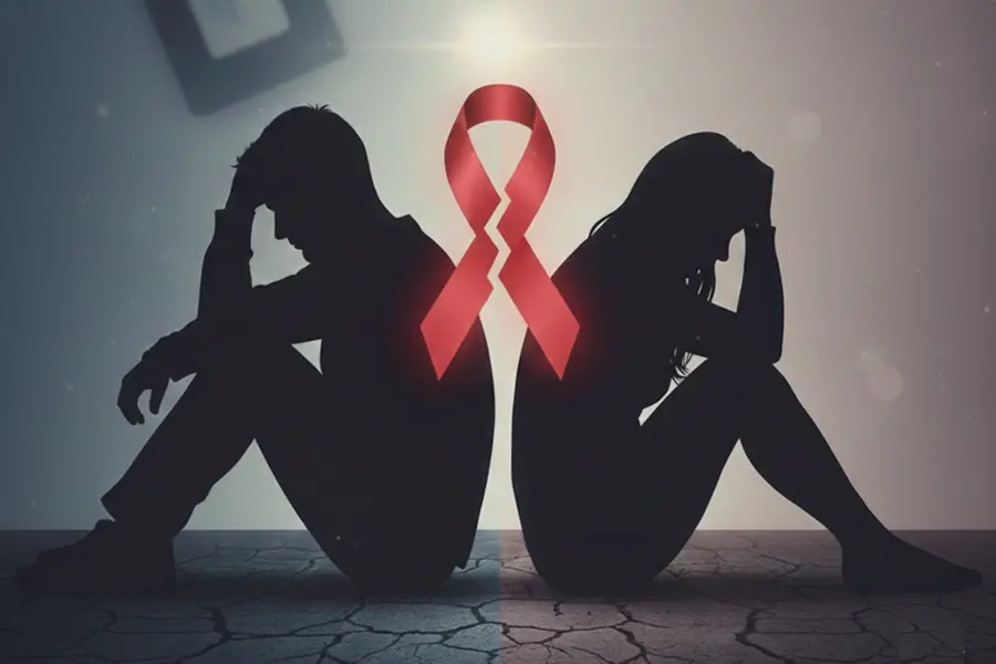 Kerala State AIDS Control Society data showing rising HIV infection rates among youth aged 15-24 due to unsafe practices