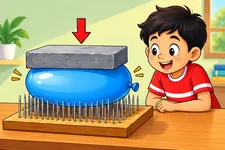 സൂചിക്കിടക്കയിലെ ബലൂൺ: അമർത്തിയാലും പൊട്ടാത്ത ബലൂൺ പരീക്ഷണമായാലോ?