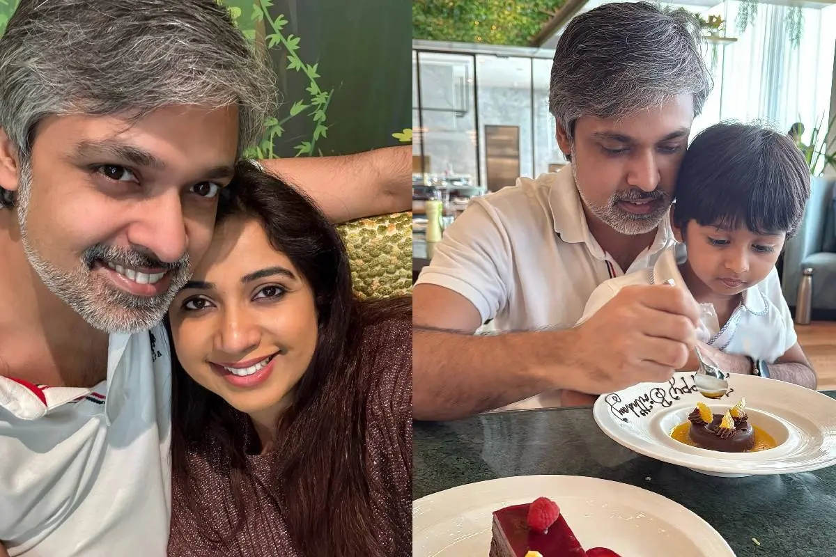 shreya ghoshal ,Shiladitya Mukhopadhyaya,Devyaan|photo:instagram.com/shreyaghoshal/