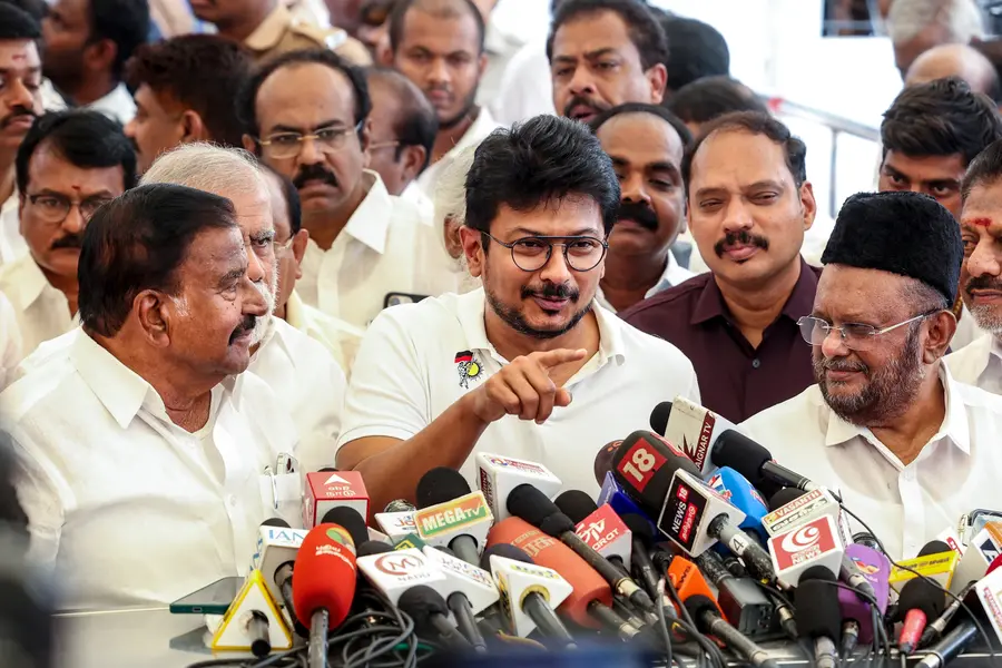Udhayanidhi Stalin takes a dig at Vijay’s Assembly speech after corruption allegations against the DMK trigger a protest