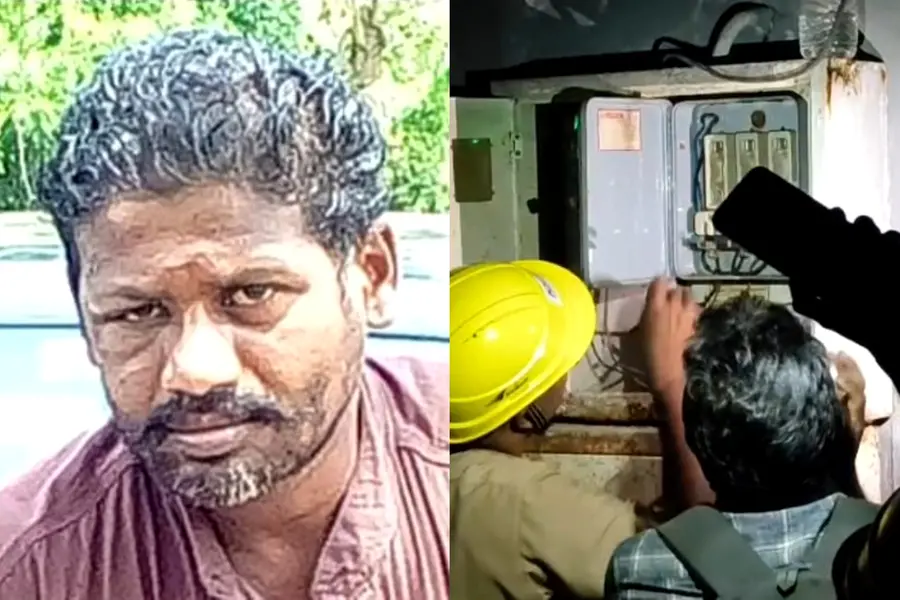 A KSEB contract worker died of electrocution while descending a power pole in Thrissur