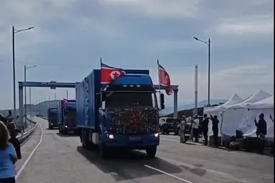 North Korea, Russia open first cross-border road bridge as military ties deepen
