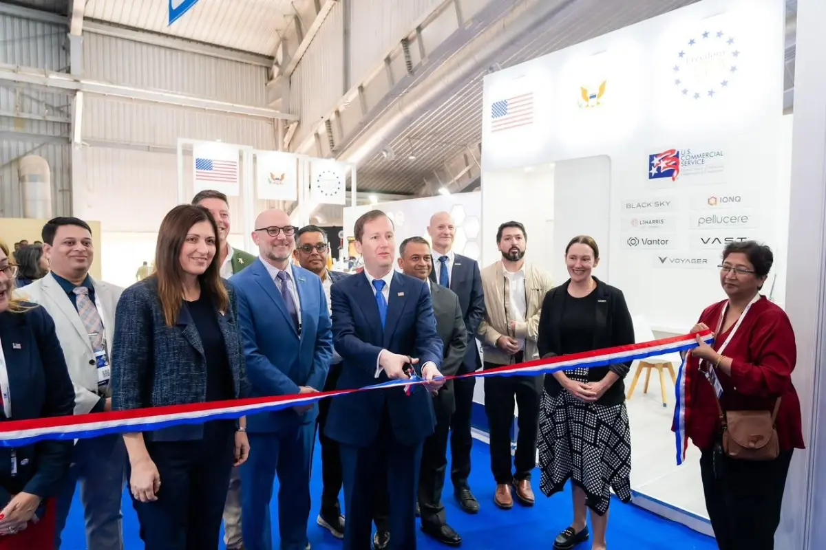 United States Ambassador Sergio Gor inaugurates the U.S. Booth at Bengaluru Space Expo, September 7, 2026.