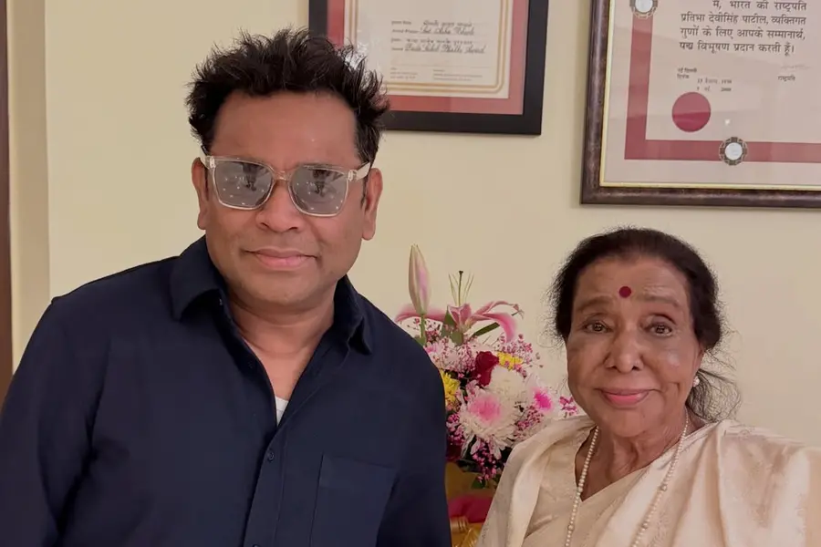 AR Rahman and Asha Bhosle