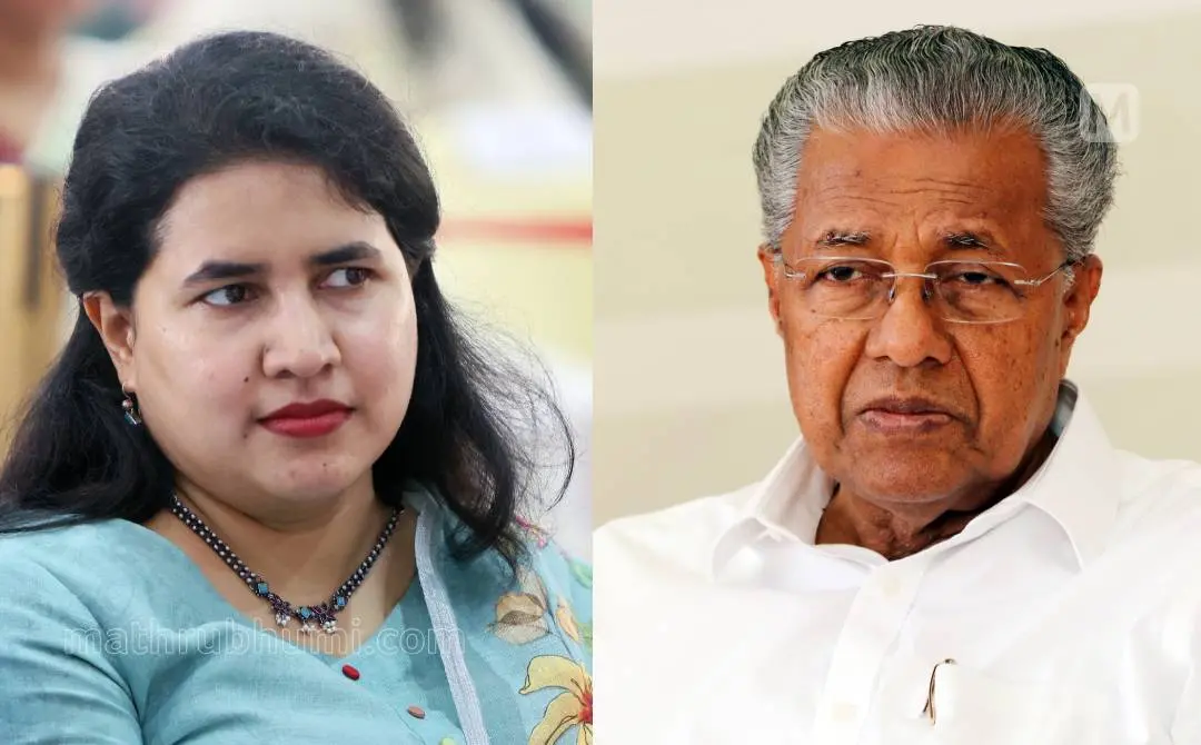വീണ, പിണറായി വിജയന്‍ | ഫയല്‍ചിത്രം | മാതൃഭൂമി