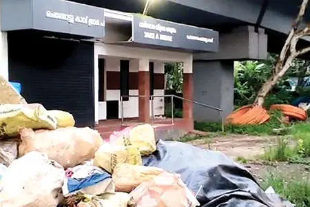 യാത്രക്കാർക്ക് ഉപകാരമില്ലാതെ മേൽപ്പാലത്തിനടിയിലെ വഴിയോര വിശ്രമകേന്ദ്രം