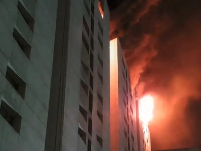 Surat textile market fire | Photo: IANS