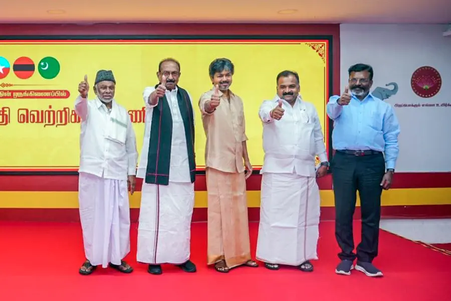 TVK-Led Alliance in Tamil Nadu Named as Secular Social Justice Victory Alliance