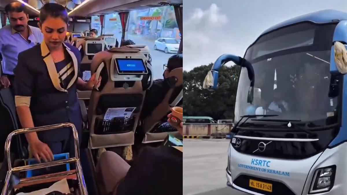 Looks like a flight’s business class, but it’s a KSRTC bus: Watch Kerala’s luxury ride