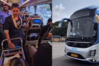 Looks like a flight’s business class, but it’s a KSRTC bus: Watch Kerala’s luxury ride
