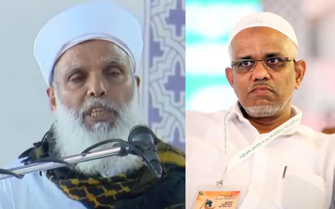 ഉമര് ഫൈസി മുക്കം, അബ്ദുസമദ് പൂക്കോട്ടൂര് | Photo: Mathrubhumi