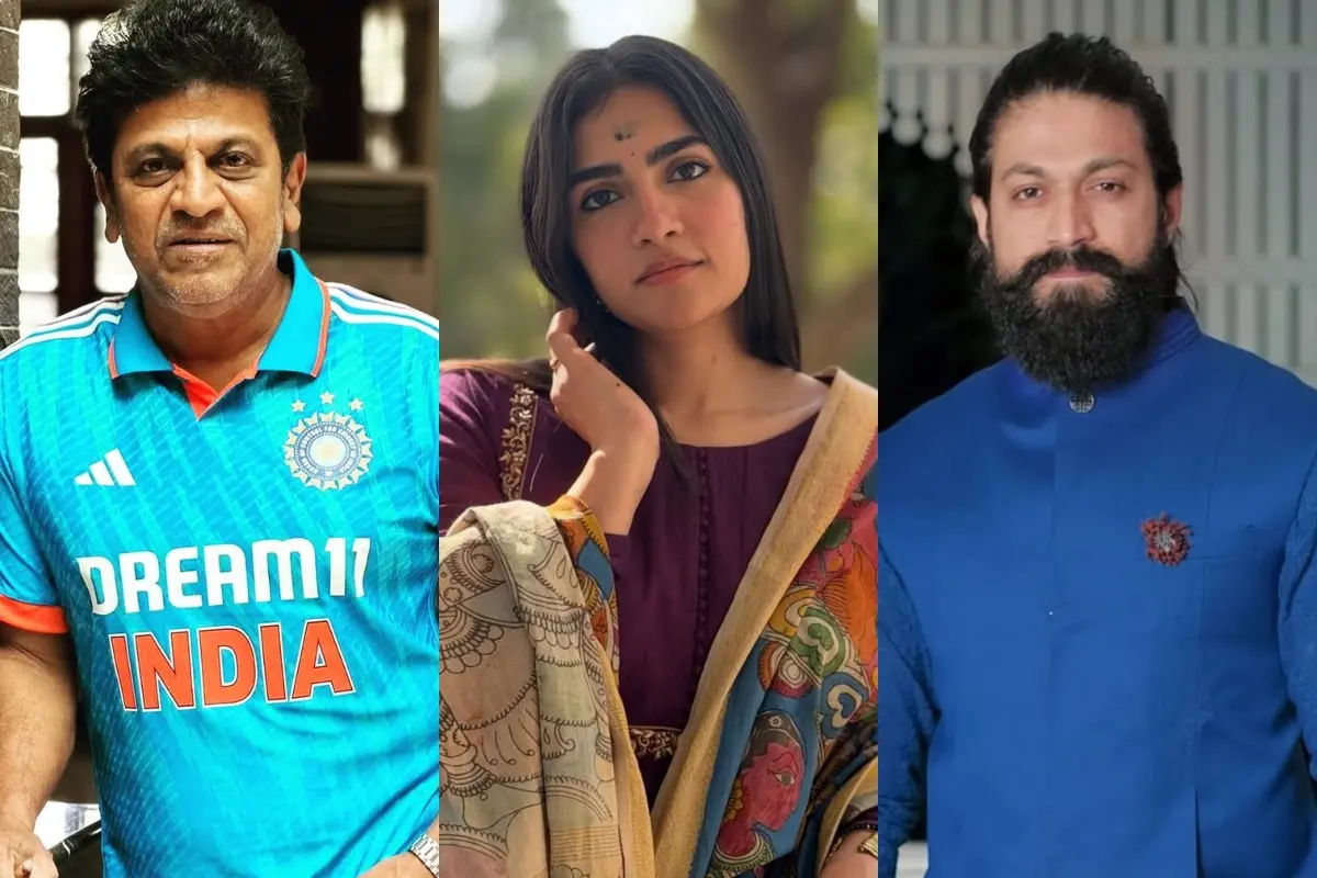 ശിവ രാജ്കുമാർ, രുക്മിണി വസന്ത്, യഷ് | ഫോട്ടോ: Instagram