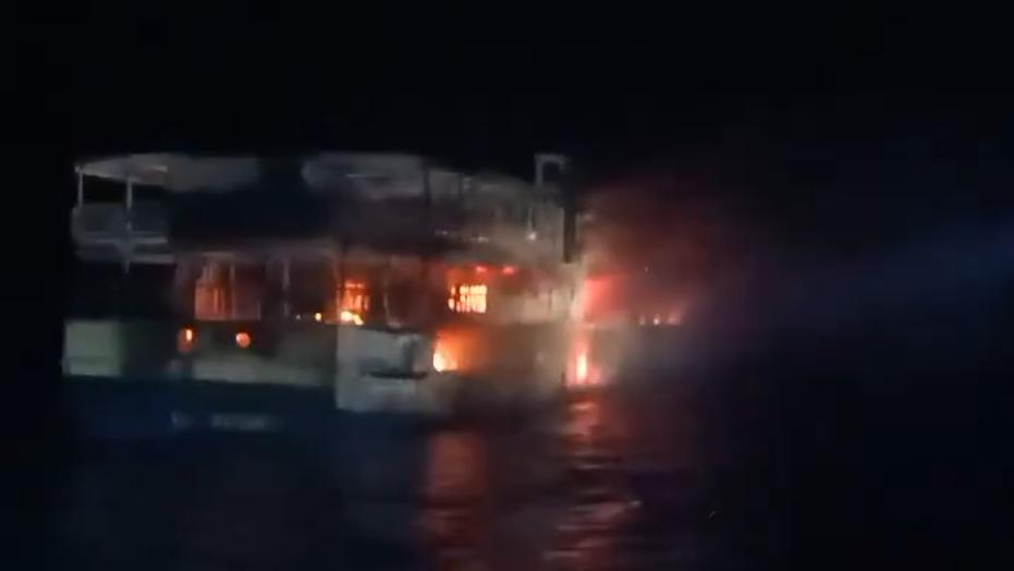Philippine ferry fire: 35 killed, 54 missing as search continues