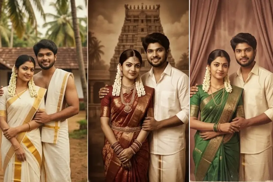 80s AI photo trend: ChatGPT prompts to create vintage Kerala, Tamil Nadu photos