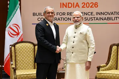 BRICS Summit: PM Modi, Iran President Pezeshkian discuss West Asia crisis, bilateral ties