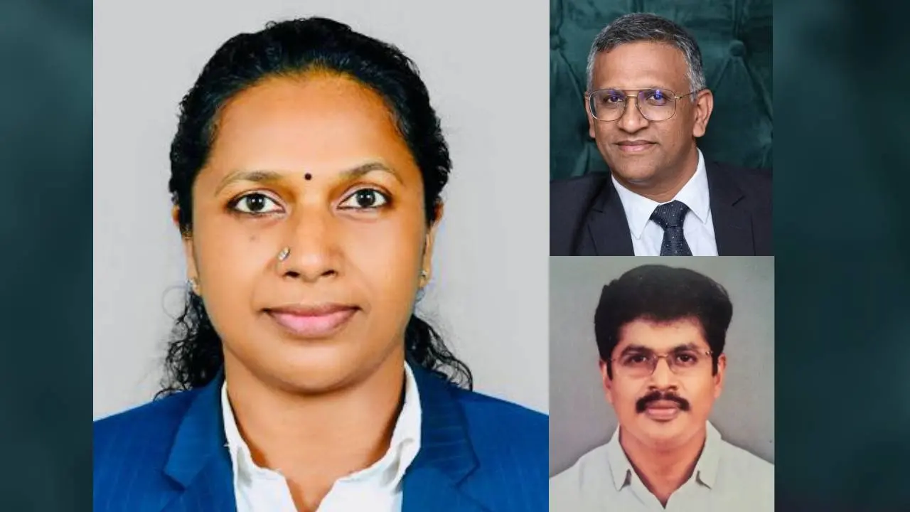 സിന ദിവാകർ, അനീഷ് ജോസഫ്, ഷാജഹാൻ കെ.എസ്. (Images: Special arrangement)