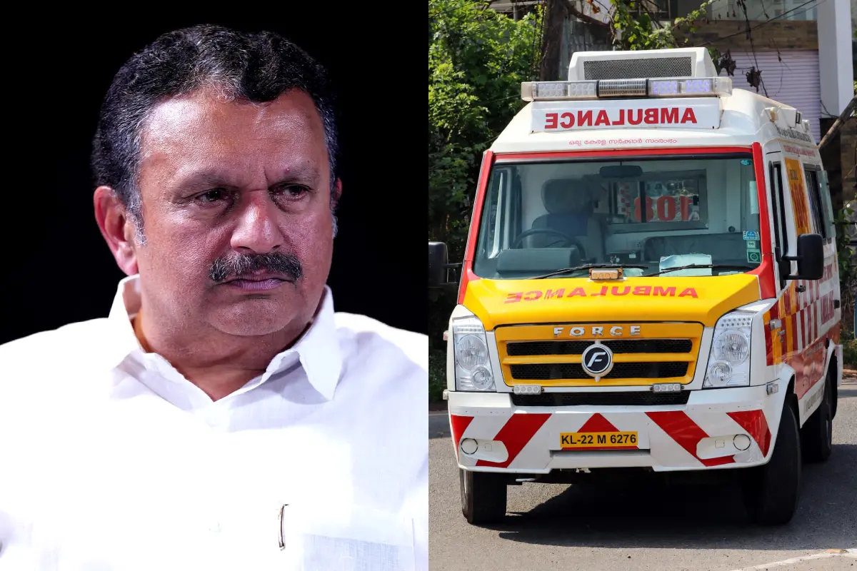 കെ. മുരളീധരൻ, 108 ആംബുലൻസ് | ചിത്രങ്ങൾ: മാതൃഭൂമി