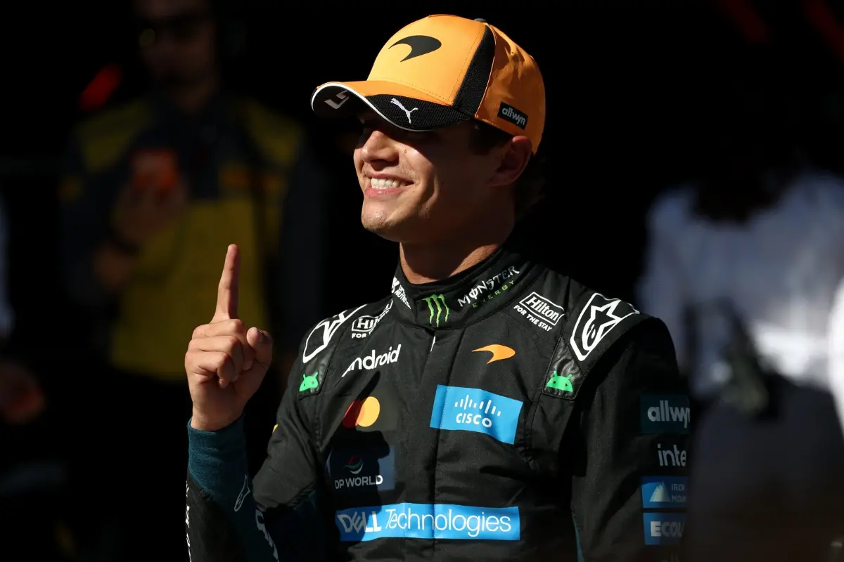 Lando Norris after securing P1 at Madring on Saturday | Photo: Formula 1 (@F1 on X)