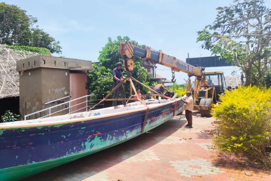 Two men were arrested in Vizhinjam for operating a fishing boat with fake documents