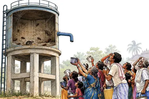 പണിമുടക്കി ‘മുത്തച്ഛൻ’ മോട്ടോർ; മെഴുവേലിക്ക് ദാഹിക്കുന്നു