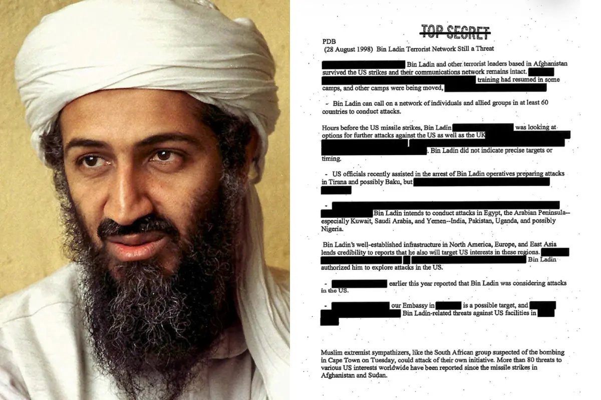 Osama bin Laden, CIA document