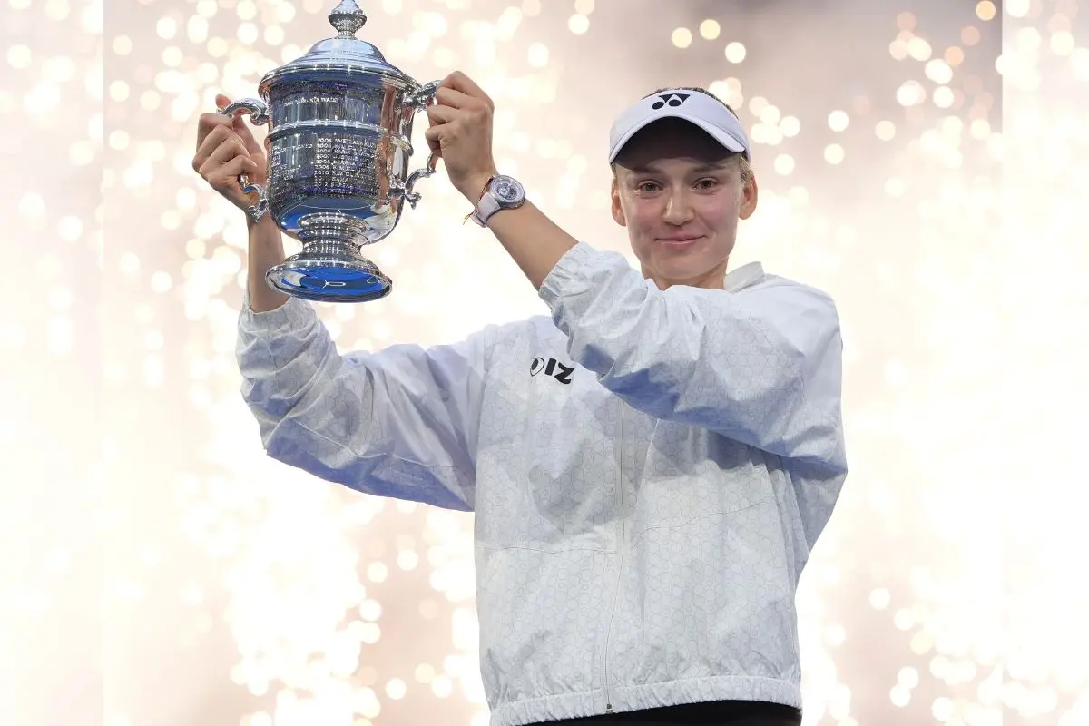Elena Rybakina triumphant at US Open.  | Photo: X/ @ 
US Open Tennis