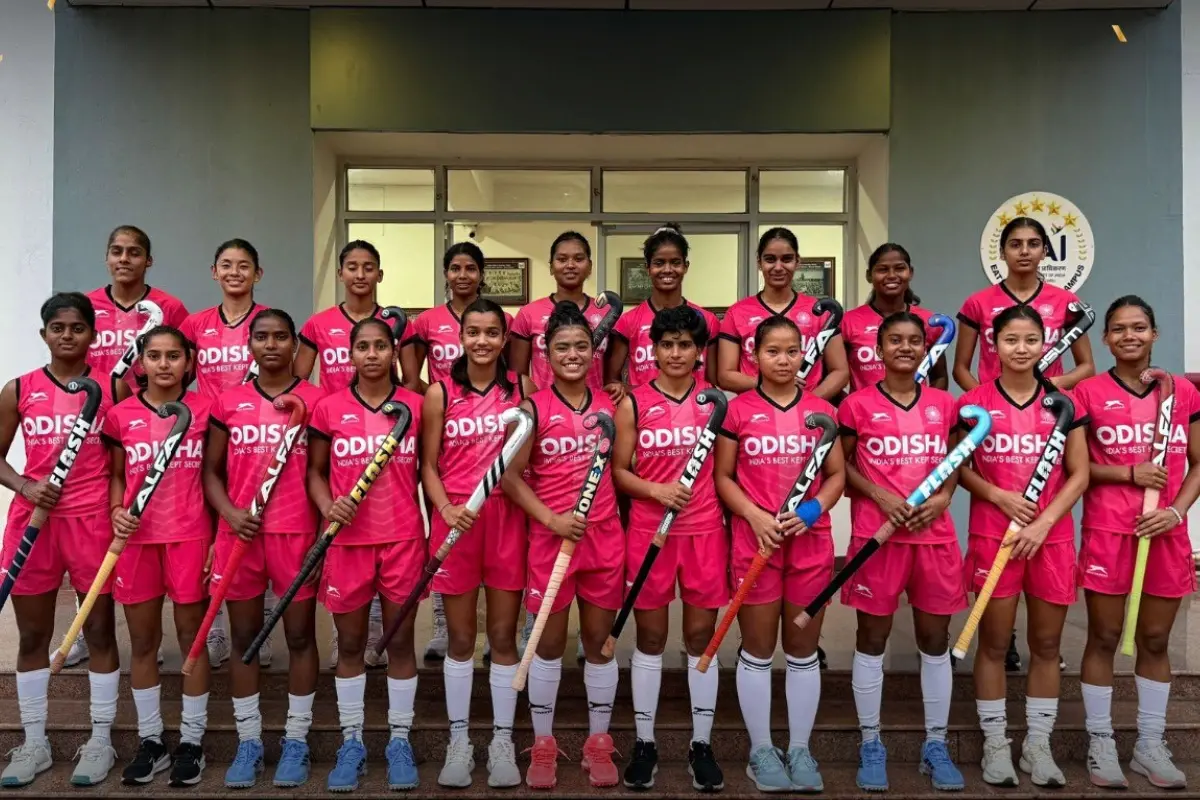 Indian women's junior hockey team | Photo: Hockey India (@TheHockeyIndia on X)