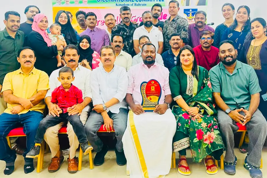 ബിഡികെ ബഹ്റൈൻ ചാപ്റ്റർ പ്രസിഡന്റ് റോജി ജോണിന് യാത്രയയപ്പ്