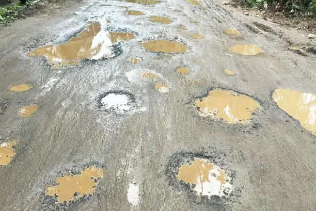 വഴിക്കടവ്-പുത്തിരിപ്പാടം റോഡിൽ ‘കുഴിയാത്ര’