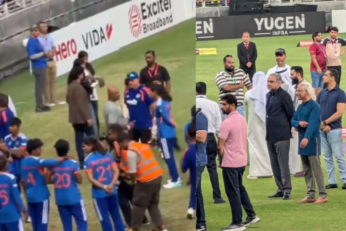 Indian women's team refused to receive the Asia Cup trophy from Mohsin Naqvi. | Screengrab/X