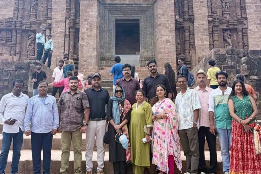 തിരുവനന്തപുരം പ്രസ് ഇൻഫർമേഷൻ ബ്യൂറോ സംഘം കൊണാർക്ക് സൂര്യക്ഷേത്രം സന്ദർശിച്ചു