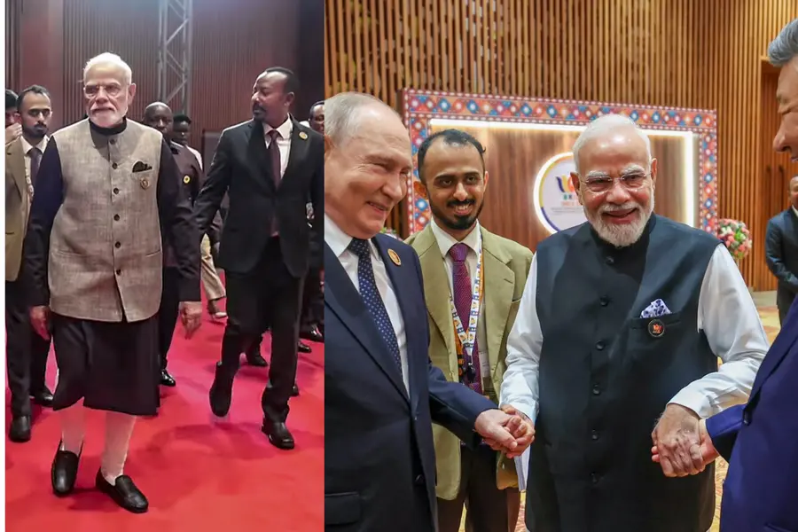 Sidharth Babu ifs with pm modi and other global leaders