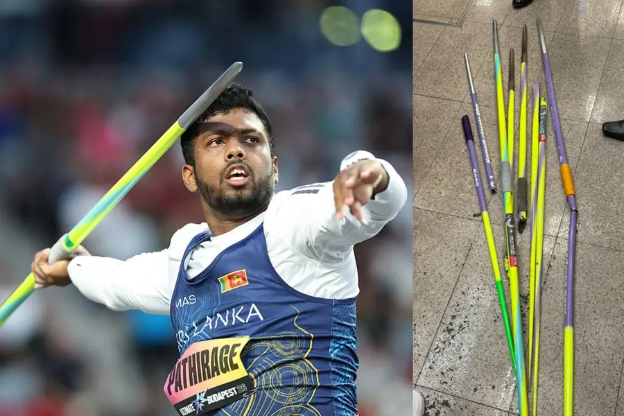 വിമാന യാത്രയ്ക്കിടെ ജാവലിനുകൾ തകർന്നു; ഏഷ്യൻ ഗെയിംസിനു തൊട്ടുമുമ്പ് രുമേഷ് പതിരഗെയ്ക്ക് കനത്ത തിരിച്ചടി